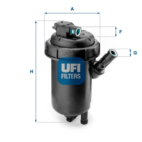 Kraftstofffilter ufi 120 00 - ufi, 55.120.00