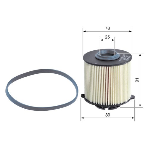 Kraftstofffilter bosch 026 - f,