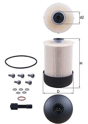 Mahle kraftstofffilter a - mahle,