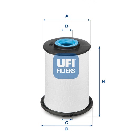 Ufi kraftstofffilter 033 - ufi, 26.033.00